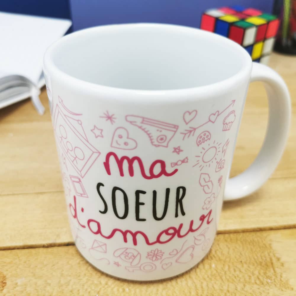 Tasse Mug Cadeau Soeur Anniversaire - Être ma Soeur est le Seul