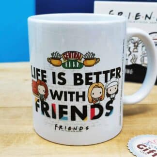 Friends - Mug "LIfe is Better With Friends" - Chibi (315 ml)