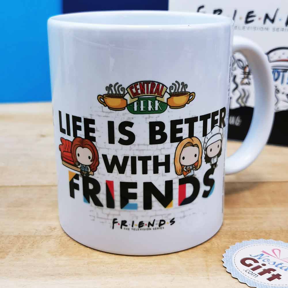 Friends - Mug LIfe is Better With Friends - Chibi (315 ml)