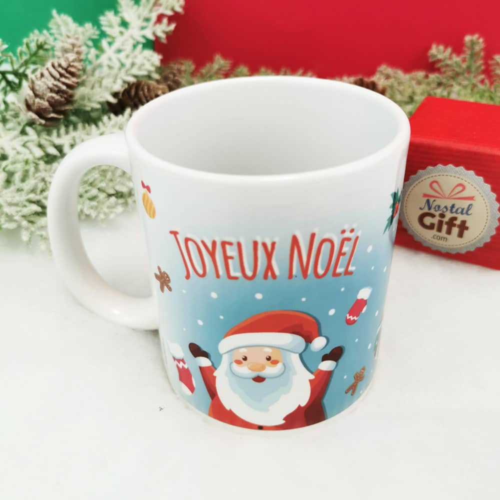 Mug Père Noël - Joyeux Noël - Mug Cadeau Noël