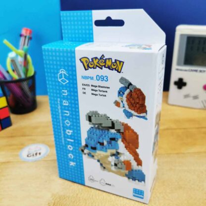 Nanoblock - Méga Tortank - Pokémon - Figurine mini à monter