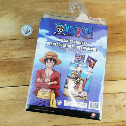 One Piece - Housse de couette 100% coton - 140 x 200 cm