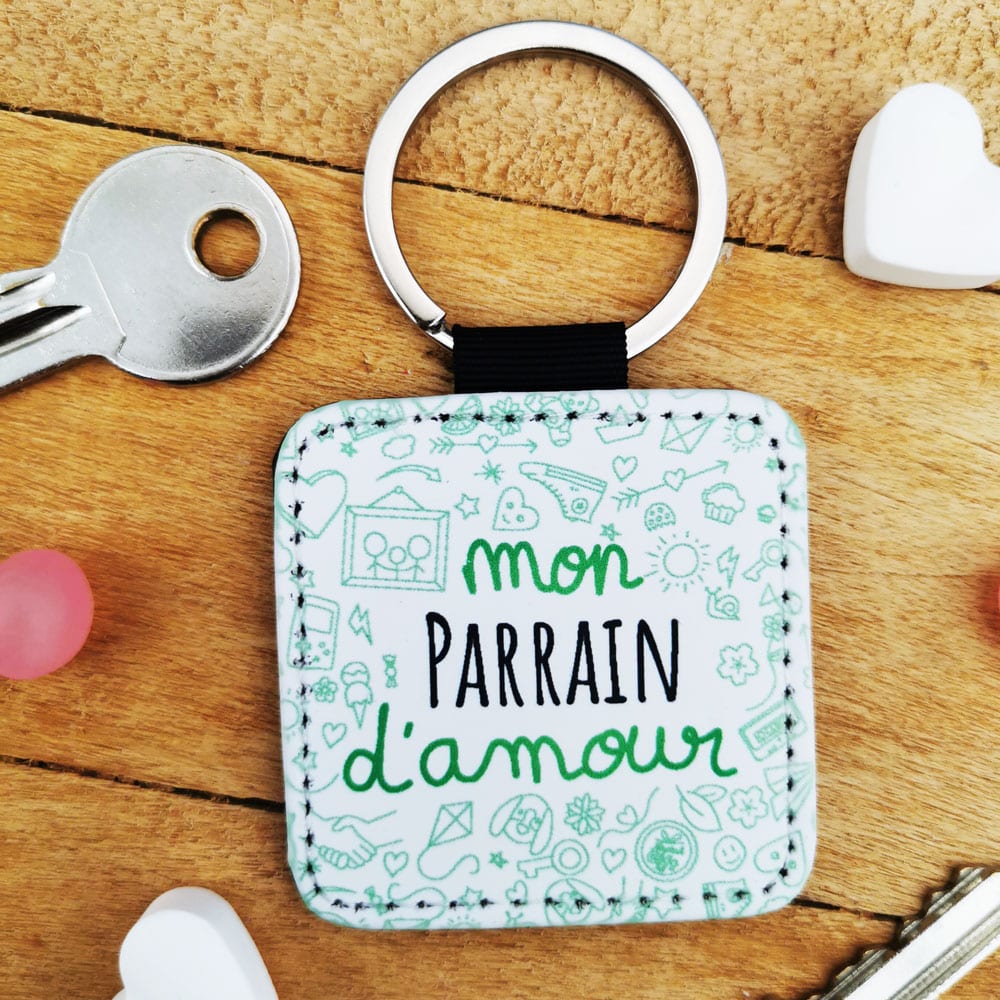Cadeau original Parrain Marraine : porte-clé citron - Print Your Love