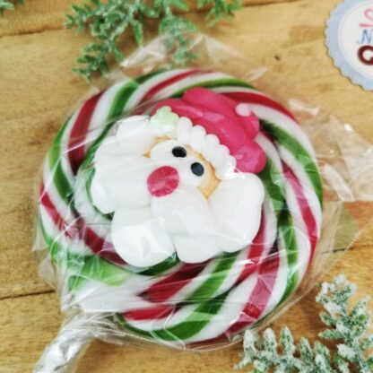 Sucette foraine de noël - motif père noël  - Arôme Tutti Frutti – Image 3