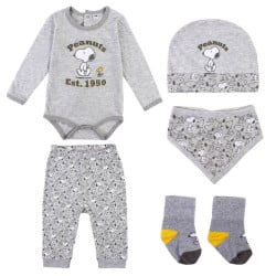 Snoopy - Ensemble pyjama bébé - 5 pièces - 1 mois