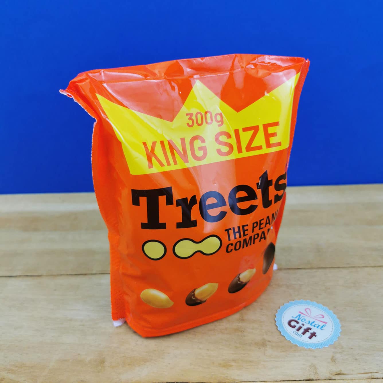 Sachet King Size 300G - Treets cacahuètes et au chocolat au lait -