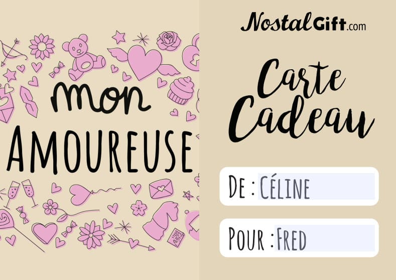 CARTE CADEAU SAINT VALENTIN