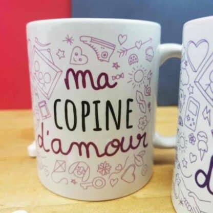 Mug duo "Ma copine et mon copain d'amour"
