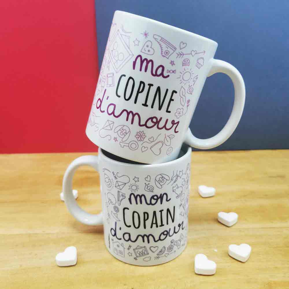 Mug personnalisé pour Copain/Copine  Cadeau personnalisé pour Copain/ -  Koccie