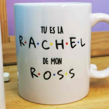 Mug duo "Tu es la Rachel de mon Ross"