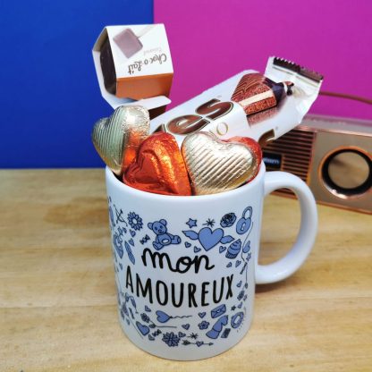 Mug "mon amoureux" et ses chocolats - Saint Valentin