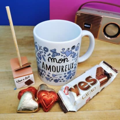Mug "mon amoureux" et ses chocolats - Saint Valentin
