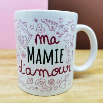 Mug “Ma Mamie d'amour” – Cadeau Mamie