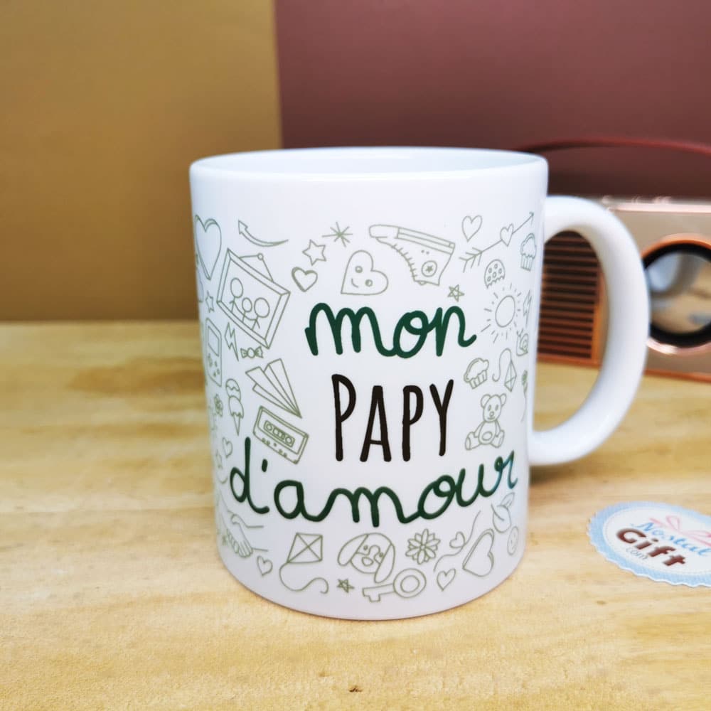 Mug “Mon Papy d'amour” – Cadeau Papy