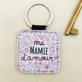 Porte clé "Ma Mamie d'amour" - Cadeau Mamie