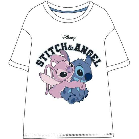 T-shirt manches courtes en jersey print Stitch Disney pour fille