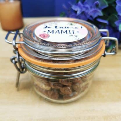 Bocal LE PARFAIT - "Je t'aime mamie" et ses chouchous "Made in France" - 100g