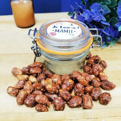 Bocal LE PARFAIT - "Je t'aime mamie" et ses chouchous "Made in France" - 100g