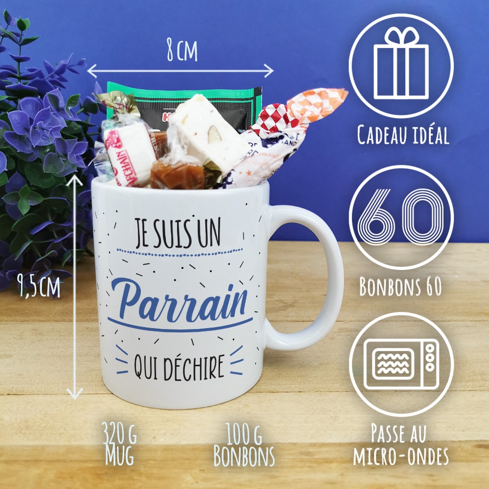 Mug cadeau surveillant - je ne suis pas parfait mais je suis surveilla