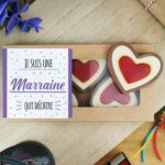 Sachet Bonbon des années 70  "Je suis une marraine qui déchire" - Cadeau Marraine