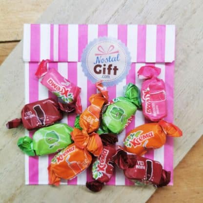 Bonbons Krema - Cocktail / goûts boissons : Cola, Ice tea, Pomme verte et grenadine x 10 – Image 2