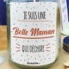 Bougie Jar blanche  "Je suis une belle maman qui déchire" - Cadeau Belle mère – Image 5