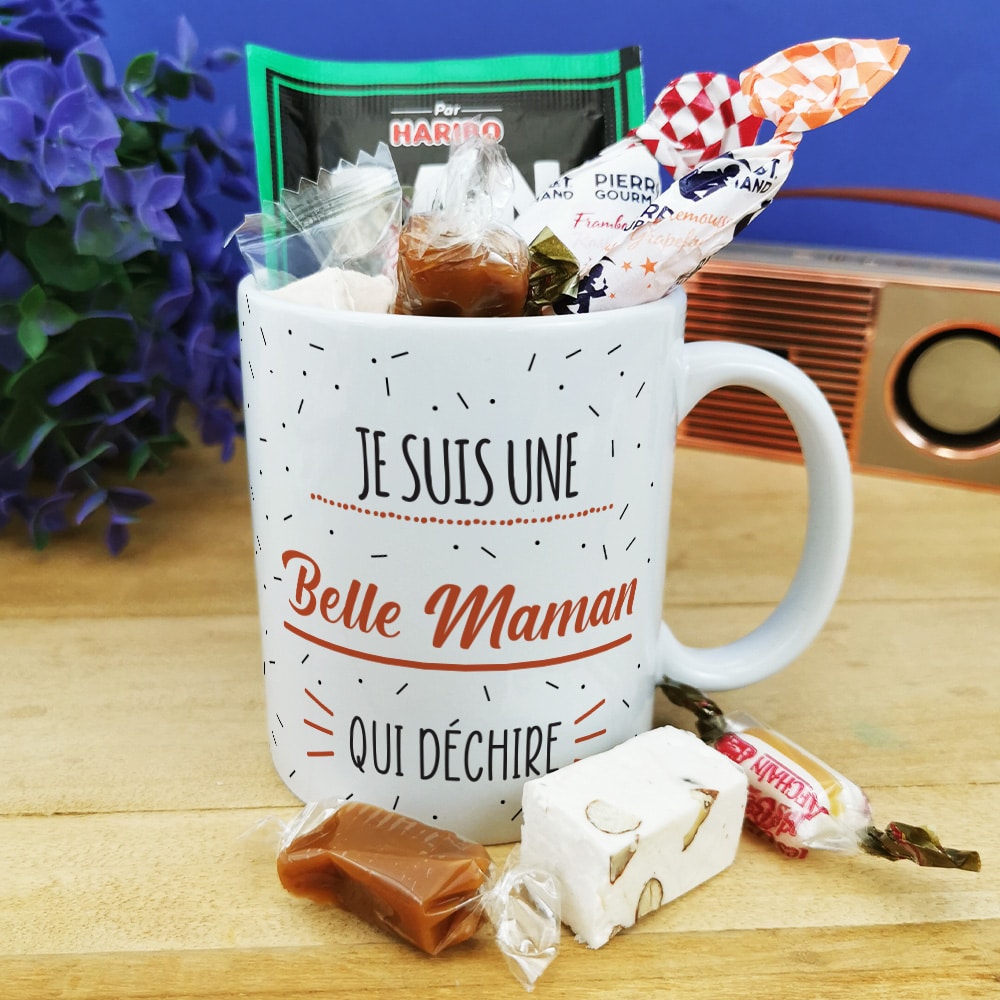 Cadeau marraine - Mug à personnaliser avec votre prénom marraine qui  déchire - Cadeau personnalisé marraine : : Produits Handmade