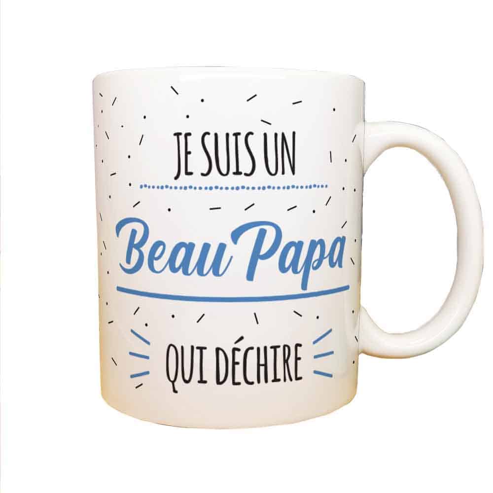 Mug Je suis un Beau Papa qui déchire de la collection Qui déchire -  cadeau beau père