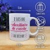 Mug "Je suis une auxiliaire de crèche qui déchire" Cadeau pour l'Auxiliaire de crèche – Image 4