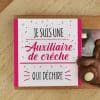 Oursons au chocolat au lait x3 "Je suis une auxiliaire de crèche qui déchire" – Image 5