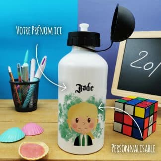 Gourde personnalisée - Petite sorcière - cadeau rentrée scolaire pour  fille