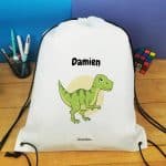 Boîte à goûter & gourde enfant personnalisées  Dinosaure : cadeau garçon