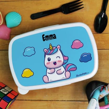 Boîte à goûter & gourde enfant personnalisées  Licorne - cadeau fille – Image 2