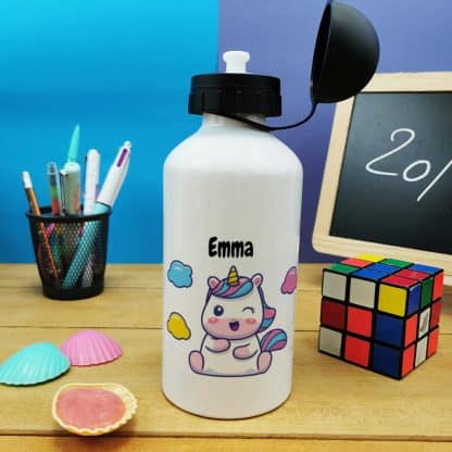 Boîte à goûter & gourde enfant personnalisées  Licorne - cadeau fille – Image 3