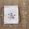 Sac à dos sport personnalisé : gym, piscine... - Licorne - cadeau  fille – Image 3