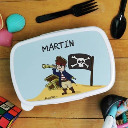 Boîte à goûter & gourde enfant personnalisées  Pirate