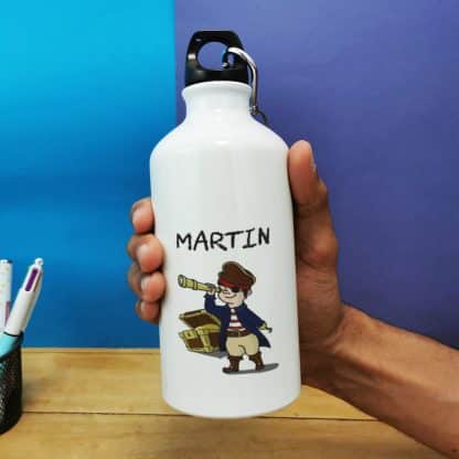 Gourde personnalisée - Pirate - cadeau rentrée scolaire pour  garçon