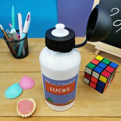 Gourde personnalisée - Retrogaming - cadeau rentrée pour garçon – Image 2