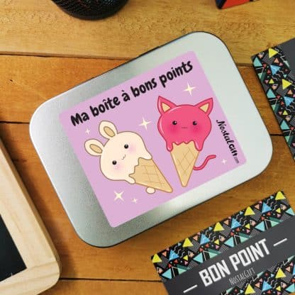 Boîte à bons points - Glaces Kawaii