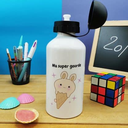 Boîte à goûter & gourde enfant Glaces Kawaii