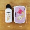 Boîte à goûter & gourde enfant personnalisées  Glaces Kawaii – Image 3