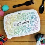 Boîte à goûter & gourde enfant Arc en ciel