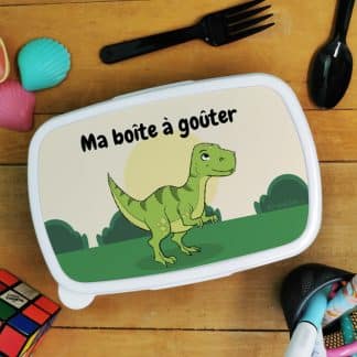 Boîte à goûter enfant - plastique  Dinosaure