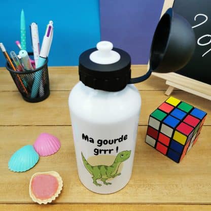 Gourde - Dinosaure - cadeau rentrée scolaire pour  garçon – Image 2