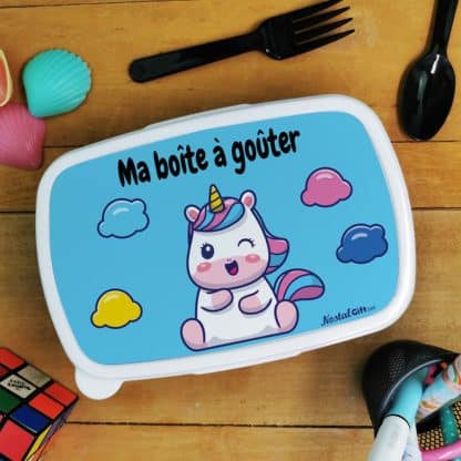 Boîte à goûter & gourde enfant Licorne