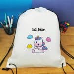 Sac à dos sport : gym, piscine... - Licorne - cadeau  fille