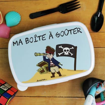 Boîte à goûter & gourde enfant Pirate