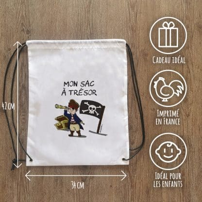 Sac à dos sport : gym, piscine... - Pirate - cadeau  garçon