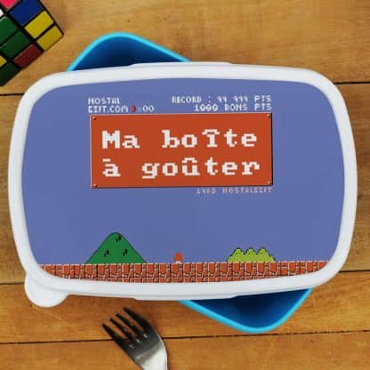 Boîte à goûter enfant - Retrogaming : cadeau garçon