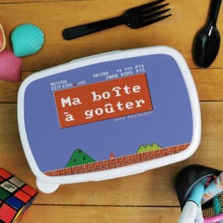 Boîte à goûter enfant - Retrogaming : cadeau garçon